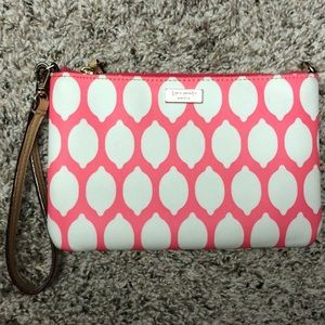 RARE! Kate spade NOVELTY lemon collection wristlet